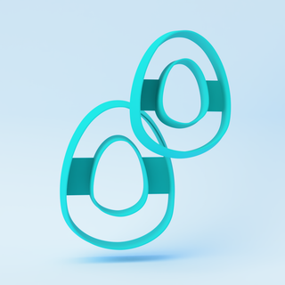 Hollow Egg Shape Polymer Clay Cutter