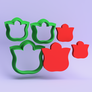 Simple Rose Polymer Clay Cutter