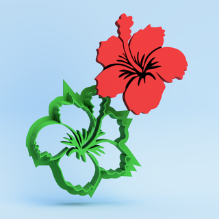 Hibiscus - Polymer Clay Cutter