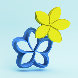 Frangipani Polymer Clay Cutter