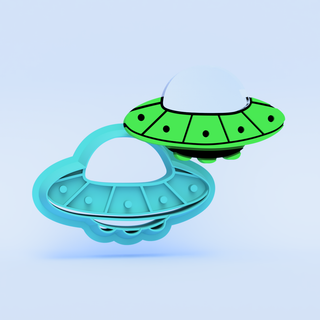 Alien Ship Polymer Clay Cutter
