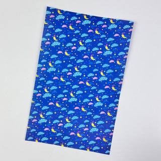 Moon and Clouds Transfer Sheet