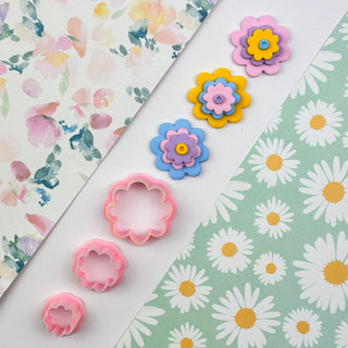 8 Petal Flower Polymer Clay Cutter