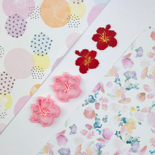 Hibiscus - Polymer Clay Cutter