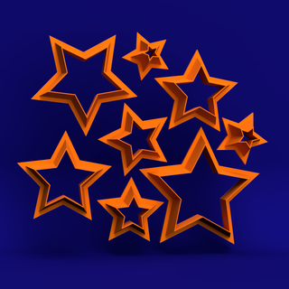 Stars Polymer Clay Cutters