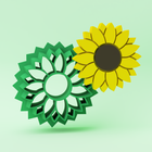 Sunflower (02) Polymer Clay Cutter