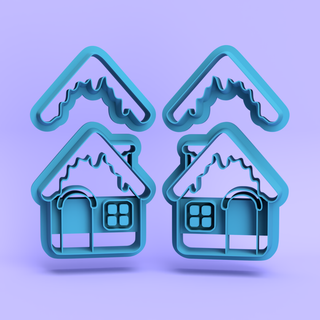 Gingerbread Houses - Polymer Clay Cutters