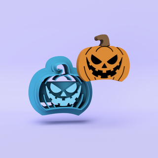 Animals On Pumpkins or Skulls - Polymer Clay Cutters