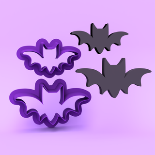 Bats (01) Polymer Clay Cutter