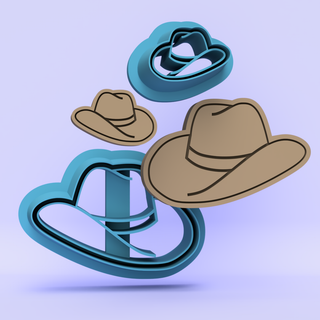 Cowboy Hats Polymer Clay Cutter