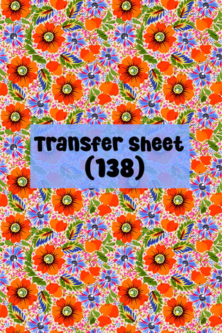 Flowers (19) Transfer Sheet