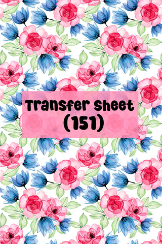 Flowers (22) Transfer Sheet