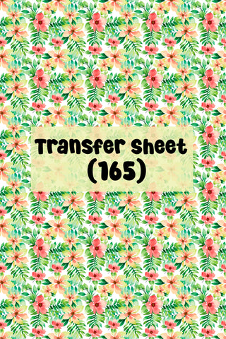 Flowers (30) Transfer Sheet