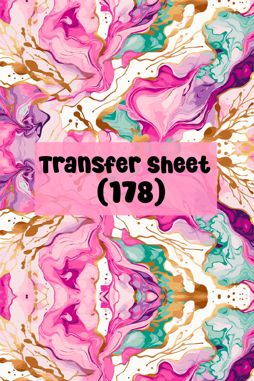 Alcohol Ink (02) Transfer Sheet – Cut, Clay & Craft