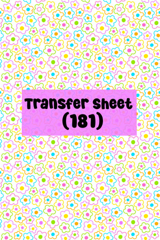 Flowers (43) Transfer Sheet