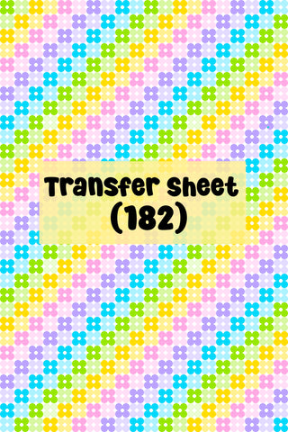 Flowers (44) Transfer Sheet