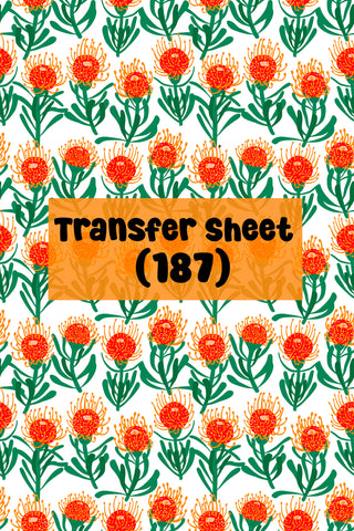 Flowers (45) Transfer Sheet