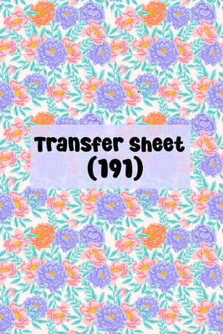Flowers (46) Transfer Sheet