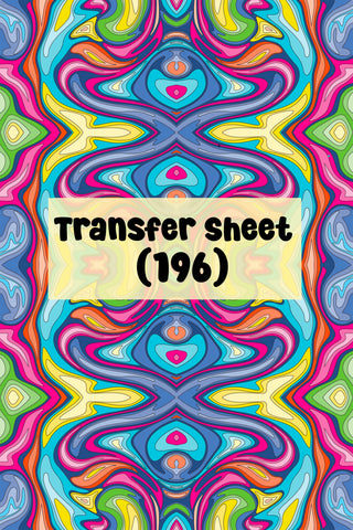 Vibrant Geometric Shapes (06) Transfer Sheet