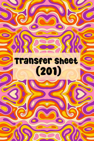 Vibrant Geometric Shapes (11) Transfer Sheet