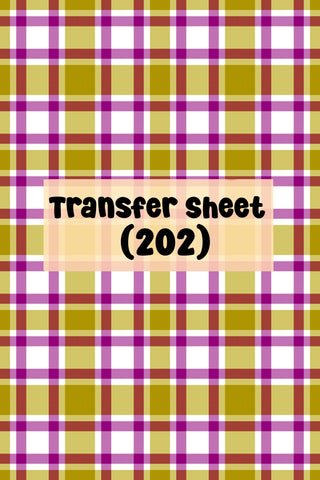 Gingham (08) Transfer Sheet