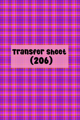 Gingham (12) Transfer Sheet