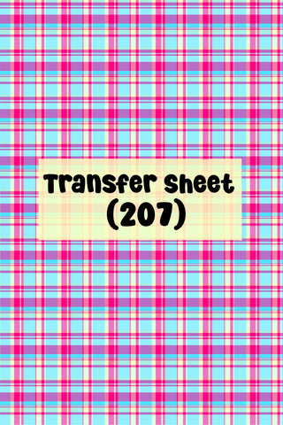 Gingham (13) Transfer Sheet