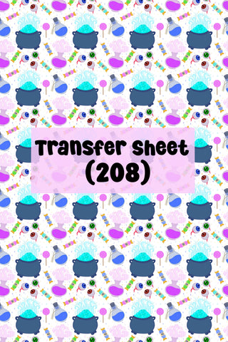 Halloween (01) Transfer Sheet