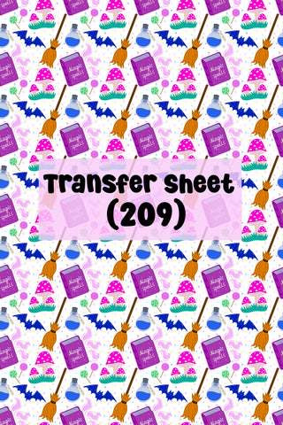 Halloween (02) Transfer Sheet