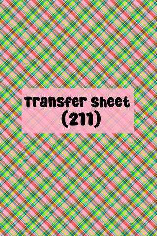 Gingham (14) Transfer Sheet