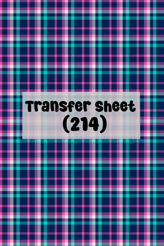 Gingham (15) Transfer Sheet