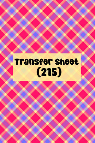 Gingham (16) Transfer Sheet