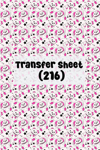 Halloween (06) Transfer Sheet