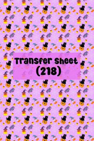 Halloween (08) Transfer Sheet