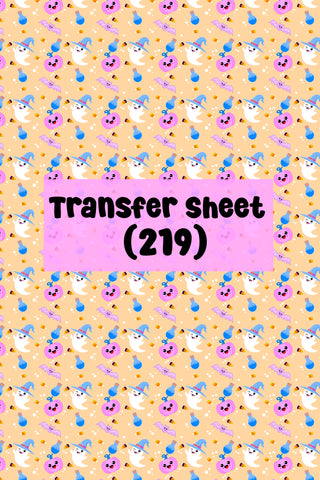 Halloween (09) Transfer Sheet