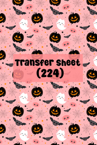 Halloween (14) Transfer Sheet