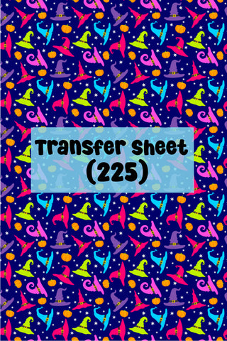 Halloween (15) Transfer Sheet