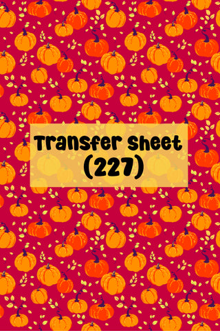 Halloween (17) Transfer Sheet