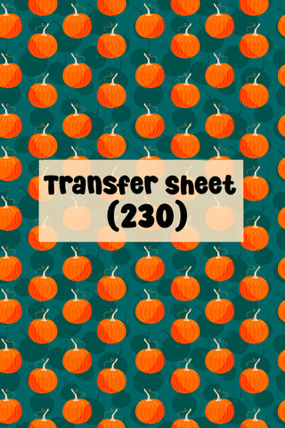 Halloween (20) Transfer Sheet