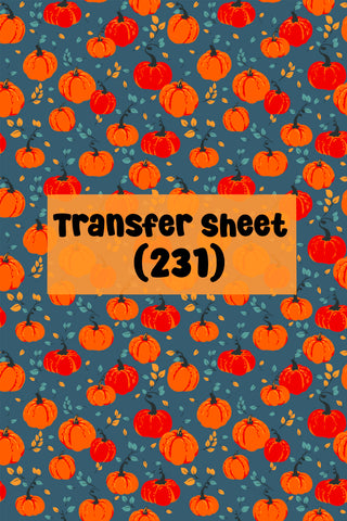 Halloween (21) Transfer Sheet