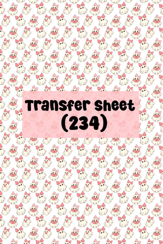 Halloween (24) Transfer Sheet