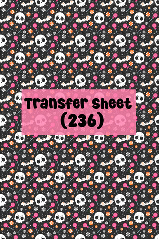 Halloween (26) Transfer Sheet