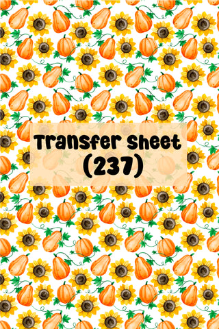 Halloween (27) Transfer Sheet