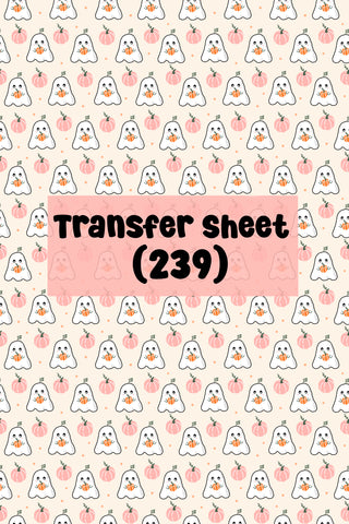 Halloween (29) Transfer Sheet