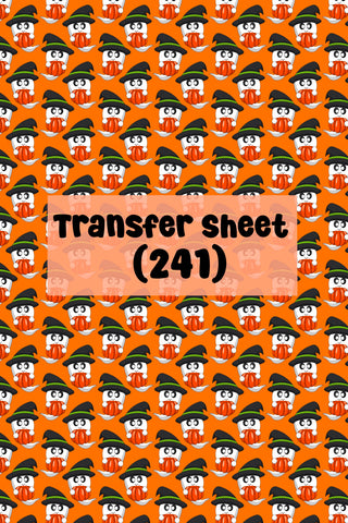 Halloween (31) Transfer Sheet