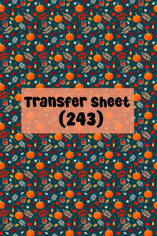 Halloween (33) Transfer Sheet