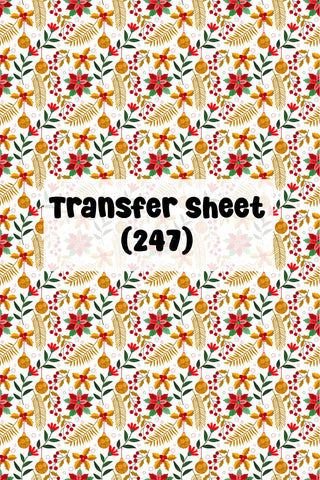 Christmas (03) Transfer Sheet