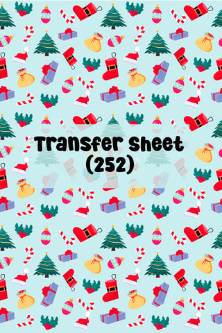 Christmas (08) Transfer Sheet