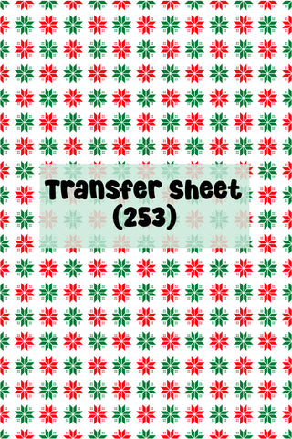 Christmas (09) Transfer Sheet