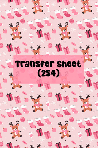 Christmas (10) Transfer Sheet